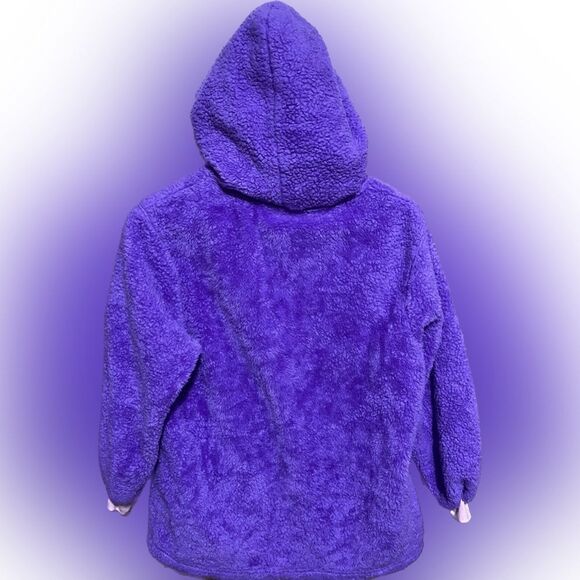 Huggle Pets Rainbow Unicorn Animal Hoodie Plush Girls Pullover Purple OSFM Kids - Picture 3 of 15